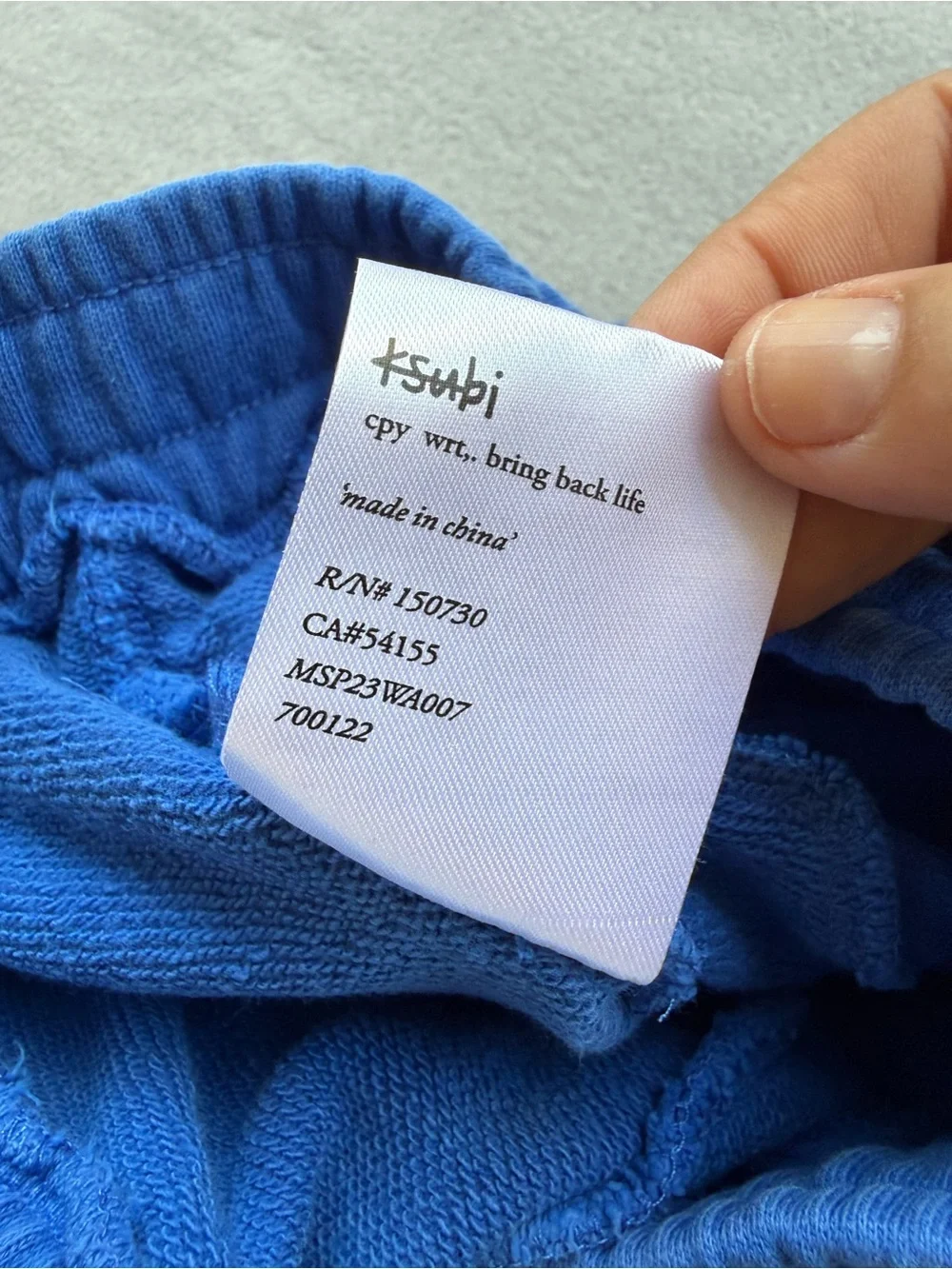 KSUBI 4 X 4 Trak Shorts Fleece Sz Large  7” In Royal Blue Pockets Logo